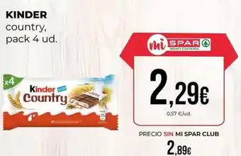 SPAR Gran Canaria Kinder oferta