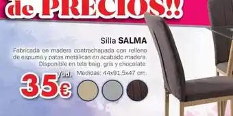 Tifón Hipermueble Silla salma oferta