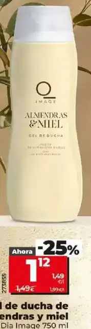 Dia Dia imaqe - gel de ducha de almendras y miel oferta