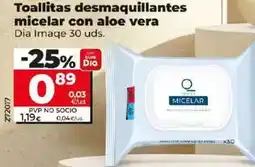 Dia Dia imaqe - toallitas desmaquillantes micelar con aloe vera oferta