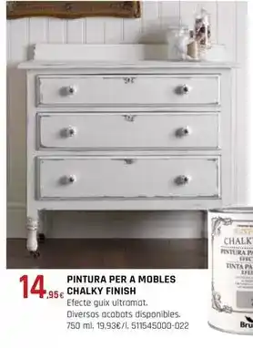 Fes Més Chalky finish - pintura per a mobles oferta