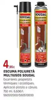 Fes Més Soudal - escuma poliureta multiusos oferta