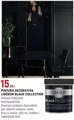 Fes Més Libéron - pintura decorativa black collection oferta