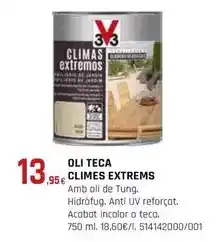 Fes Més V33 - oli teca climes extrems oferta