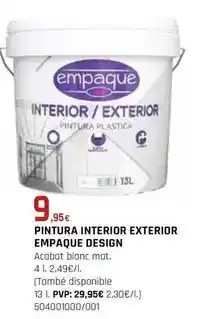 Fes Més Empaque - pintura interior exterior design oferta