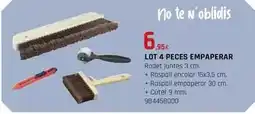 Fes Més Lot 4 peces empaperar oferta
