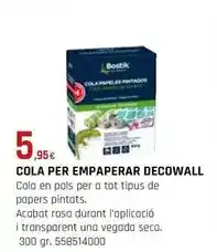 Fes Més Decowall - cola per empaperar oferta