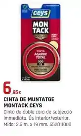 Fes Més Ceys - cinta de muntatge montack oferta