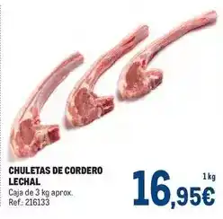 Makro Chuletas de cordero lechal oferta
