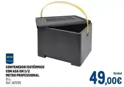 Makro Metro professional - contenedor isotermico con asa gn 1/2 oferta