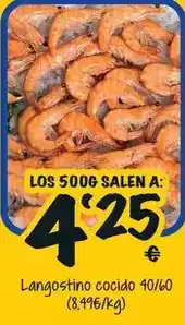 Cash Fresh Langostino cocido oferta
