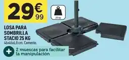 Centrakor Losa para sombrilla stacio 25 kg oferta