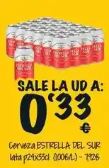 Cash Fresh Estrella del sur - cerveza oferta