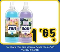 Cash Fresh San - suavizante cone talco, recordar floral o celeste oferta