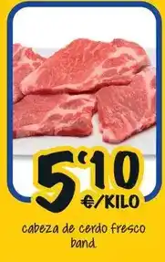 Cash Fresh Cabeza de cerdo fresco band oferta