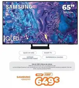 Pascual Martí Samsung - tq65q70d oferta
