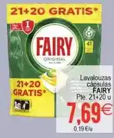 Plenus Supermercados Fairy - lavalouzas capsulas oferta