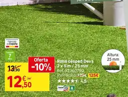 Leroy Merlin Fabricado en españa - rollo cesped oferta