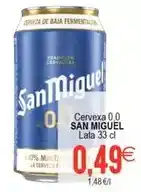 Plenus Supermercados San miguel - cervexa 0,0 oferta