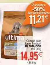 Plenus Supermercados Última - comida cans junior medium dog oferta