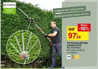 Leroy Merlin Home - cortasetos pétrtiga a bateria 18 v oferta