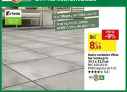Leroy Merlin Home - suelo corámico véleez terracota gris oferta