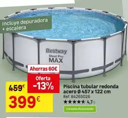 Leroy Merlin Bestway - piscina tubular redonda acero oferta