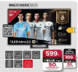 Tien 21 Hisense - miniled 50u7q oferta