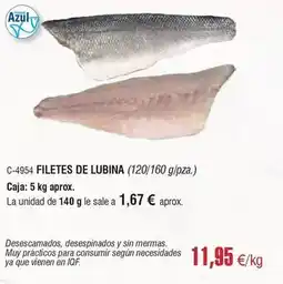 Abordo Filetes de lubina oferta
