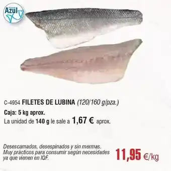Abordo Filetes de lubina oferta