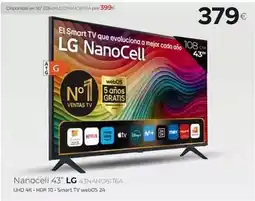 Tien 21 Lg - nanocell 43 43nano81t6a oferta