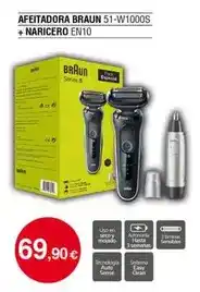 Tien 21 Braun - afeitadora 51-w1000s + naricero en10 oferta