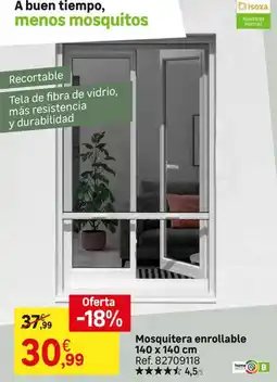 Leroy Merlin Home - mosquitera enrollable 140 x 140 cm oferta