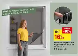 Leroy Merlin Mosquitera fija flexible magnetica oferta