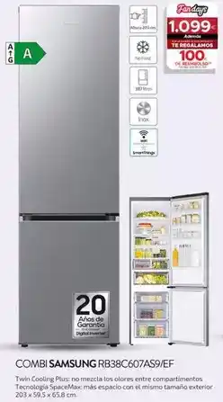 Tien 21 Samsung - combi rb38c607as9/ef oferta