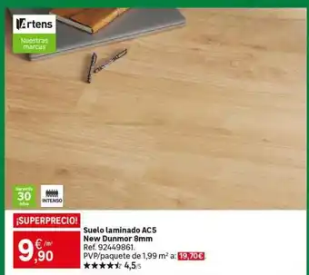 Leroy Merlin Intenso - suelo laminado ac5 new dumor 8mm oferta
