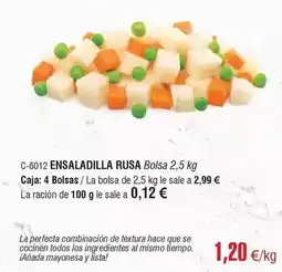 Abordo Lista - ensaladilla rusa oferta