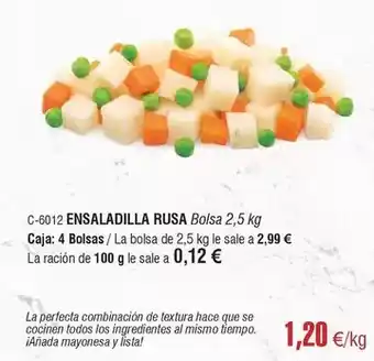 Abordo Lista - ensaladilla rusa oferta