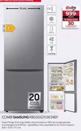 Tien 21 Samsung - combi rb53dg703es9ef oferta