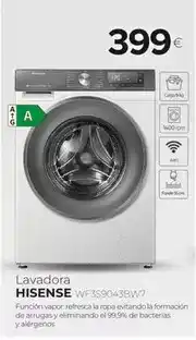 Tien 21 Hisense - lavadora wf359043bw7 oferta