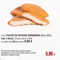Abordo Ideal - filetes de pechuga empanados oferta