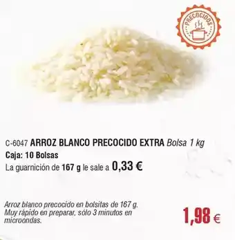 Abordo Blanco - arroz precocido extra oferta