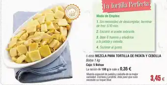 Abordo Lista - mezcla para tortilla de patata y cebolla oferta
