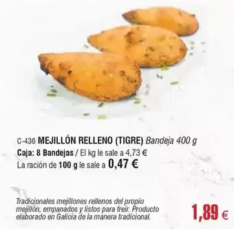 Abordo Galicia - mejillón relleno oferta