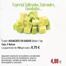 Abordo La planta - aguacate en dados oferta