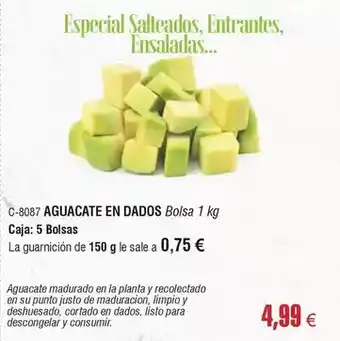Abordo La planta - aguacate en dados oferta
