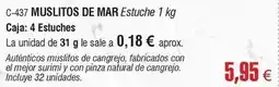 Abordo Muslitos de mar estuche oferta