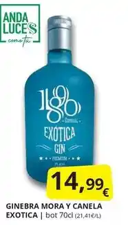 Supermercados MAS Anda - ginebra mora y canela oferta