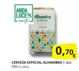 Supermercados MAS Alhambra - cerveza especial oferta