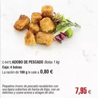 Abordo Adobo de pescado oferta